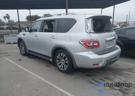2019 Nissan Armada Sl из США, поврежденный, VIN JN8AY2ND8K9091476